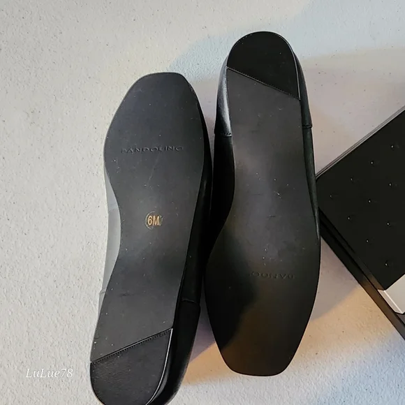 Bandolino Liberty Red Plaid and Black Leather Loafers 6M - Picture 7 of 9